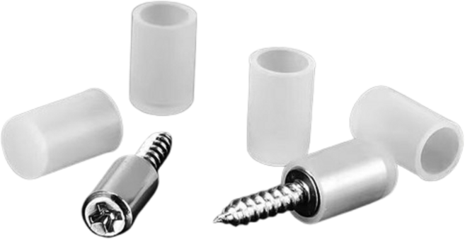 디와이툴즈 선반다보 투명커버 세트 선반 지지대 나사 고정, 50개