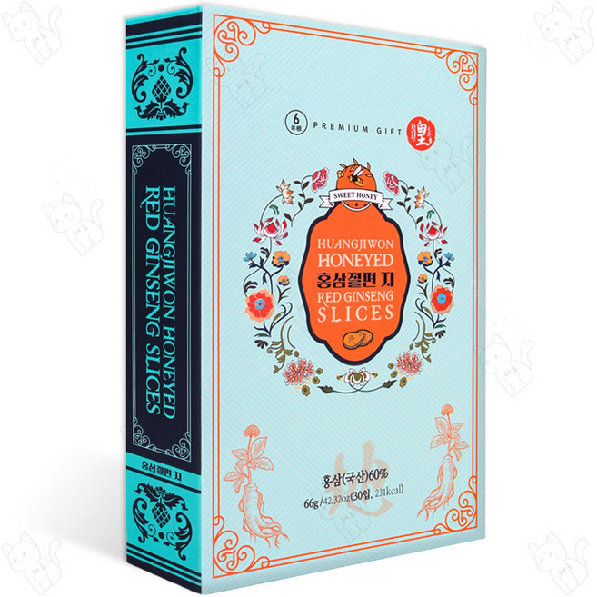 황지원 홍삼절편 지 고급 홍삼, 1개, 30회분