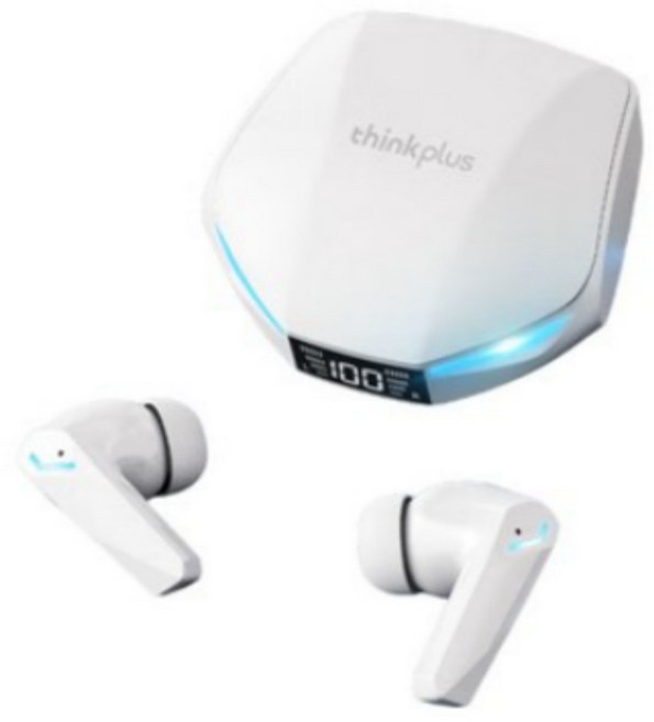 퀵픽스 레노버 XT53 트루 와이어리스 블루투스 이어폰, White, TX53