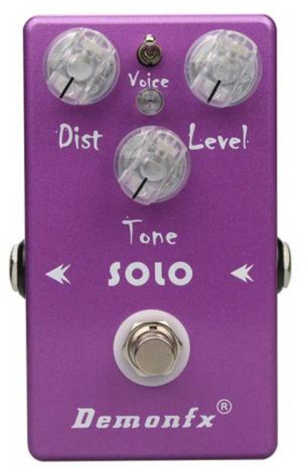 기타 용품 Demonfx SOLO 이펙트 페달 Wah Distortion True bypass가있는 두 가지 모델, 1개