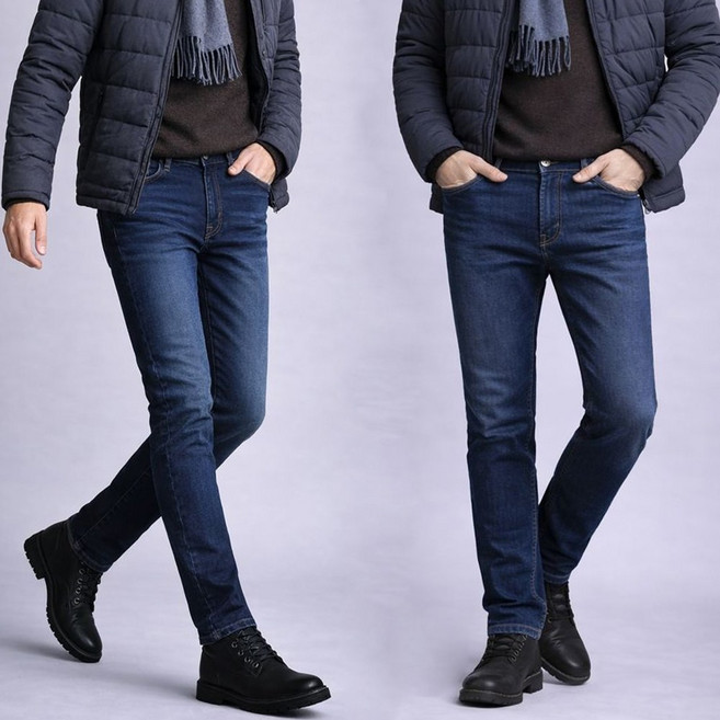 [SPM] NEW패션D기모스판청바지