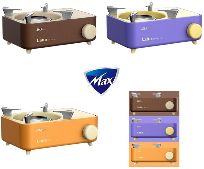 맥스 라떼 휴대용 가스렌지, 초코, 1개