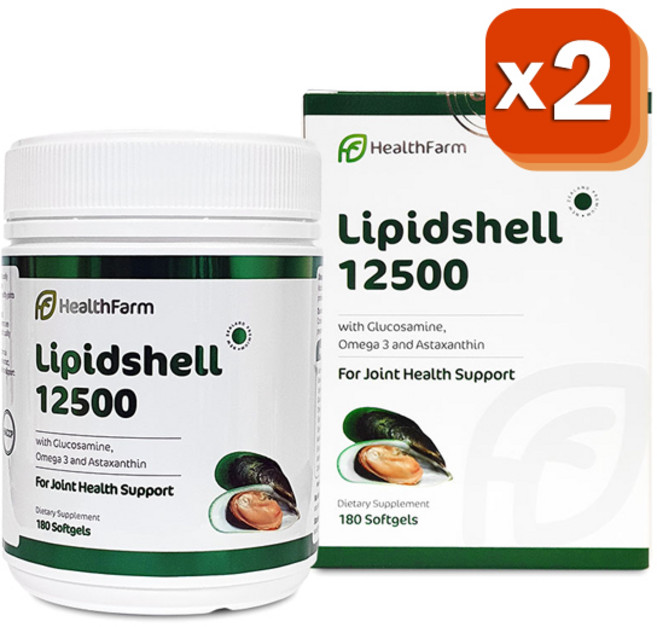 헬스팜 리피드쉘 8750플러스 1 240mg 180캡슐 Lipid Shell, 2개, 180정