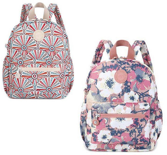 체링르 우리 엄마 할머니 미니백팩 가벼운 소형백팩