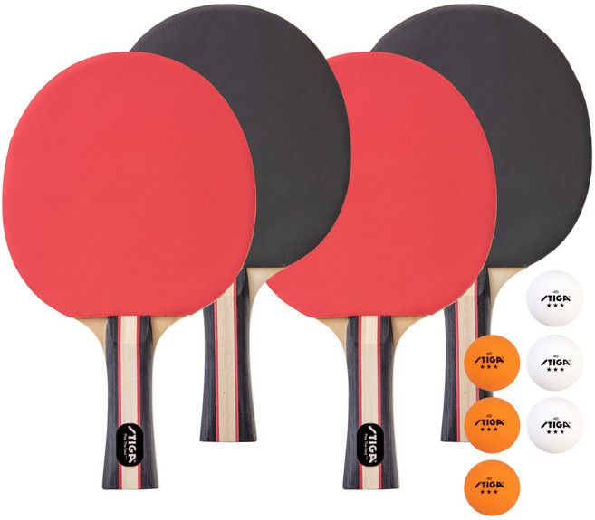 스티가 4인용 탁구라켓세트 공포함 T1365