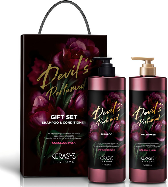 케라시스 데빌스퍼퓸 머스크 샴푸1L + 린스1L, 1세트