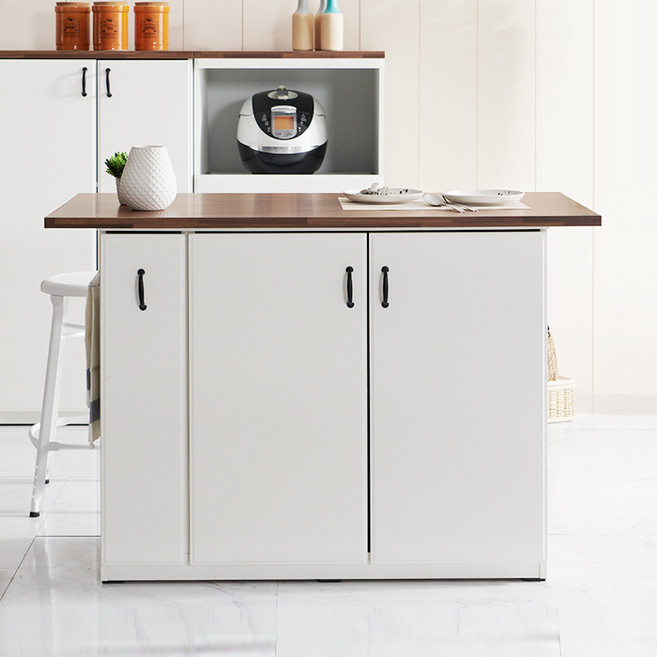 [보루네오] 엘리브 레브 1200 주방 아일랜드 식탁 홈바 테이블 ap044-1, 아이보리