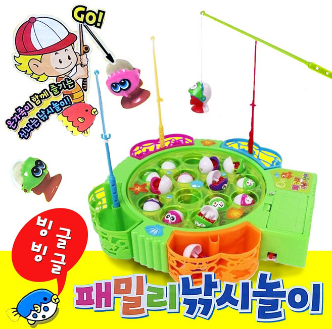 패밀리낚시놀이 보드게임 균형 순발력게임 가족게임 학습완구, 1개