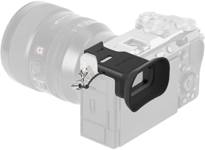 Smallrig 카메라 케이지 키트 L자형 마운트 플레이트 가죽 케이스 뷰파인더 아이컵 소니 알파 7 C II/알파, 1개