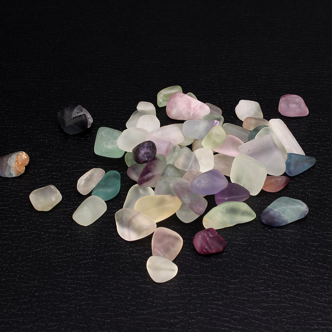 크리스탈블레싱 플루오라이트 형석 자갈 천연원석 크리스탈 화분 어항 장식 힐링 CBP0074 소형, 100g