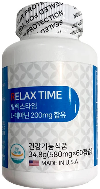 jm 바이오 제이엠바이오 릴렉스 타임 60캡슐, 1개, 60정 - 쿠팡