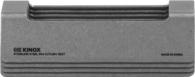 키녹스 캠핑 수저받침 커트러리 받침대 스테인리스, 스테인리스 색상, 4개, 1단