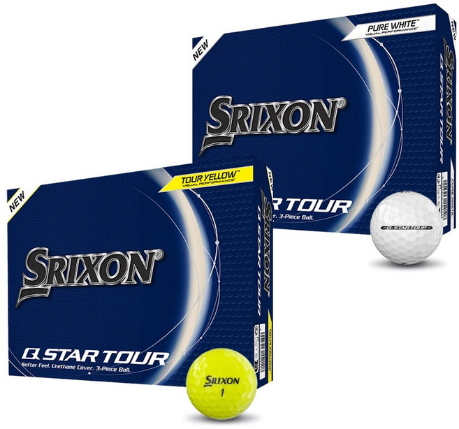 스릭슨 Q-STAR TOUR 5 큐스타 투어 5 골프볼(3PCS), (화이트), 1개
