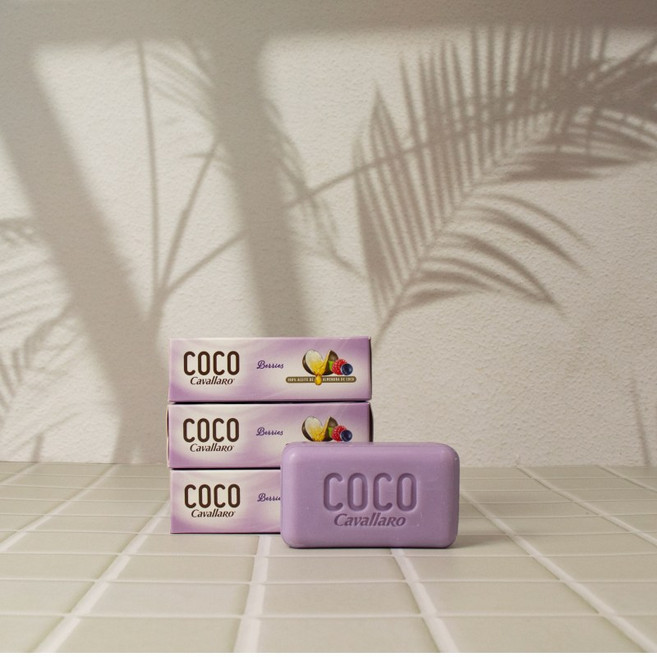 COCO 프리미엄 세안비누 100gx3개입 (베리) / 코코넛오일 글리세린 천연비누 세수비누 여드름비누 올인원비누 샤워비누 코코넛비누, 100g, 3개입