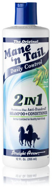 Mane n Tail메인 앤 테일 2in1 비듬 방지 샴푸 컨디셔너 12액량 온스, 1