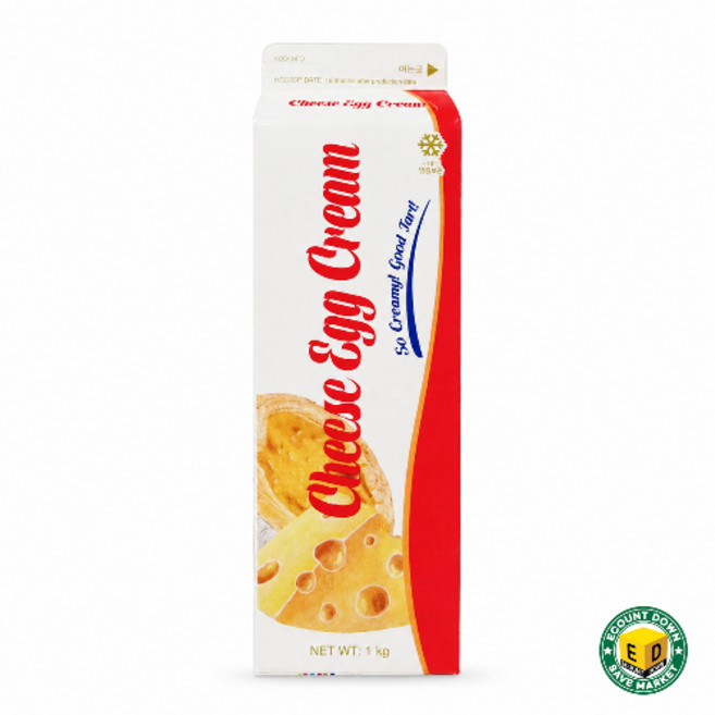 치즈에그크림 1kg (에그타르트 베이스), 1개