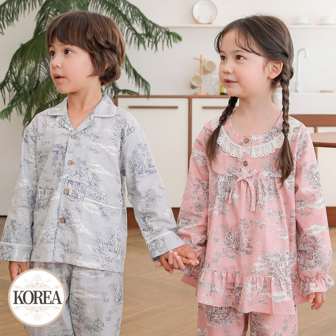 아동 잠옷 파자마 세트 달빛정원