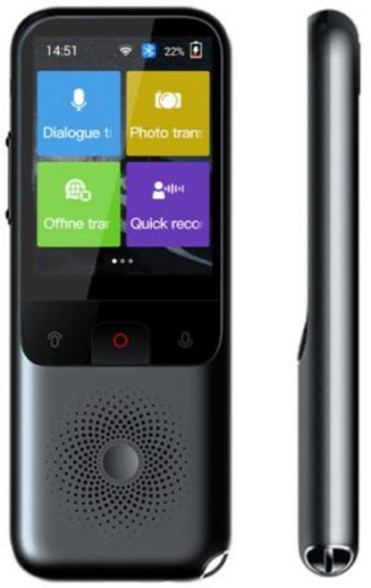 언어 번역기 실시간 스마트 음성 사진 번역 기계 134 개 휴대용 텍스트, 1) Black