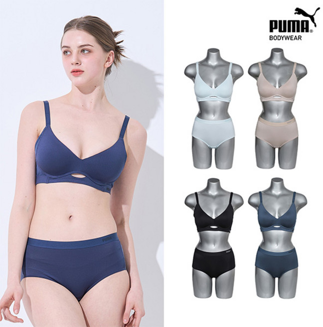 한정특가 [푸마] 윈디 홀 메쉬 노와이어 브라팬티 8종 세트