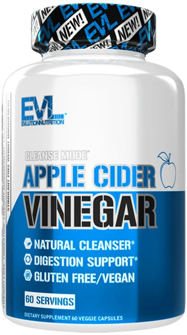 EVLUTIONNUTRITION 클렌즈모드 사과 식초 캡슐 비건, 60개입, 1개, 60정 - 쿠팡