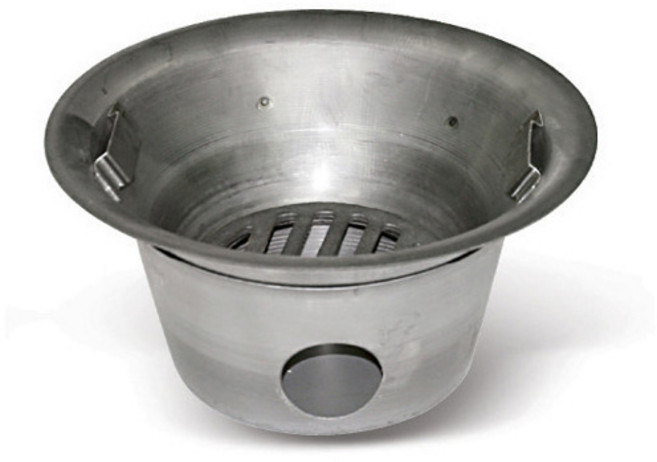 업소용 캠핑용 숯불 무쇠 평원화덕 2size, 240x115mm, 1개