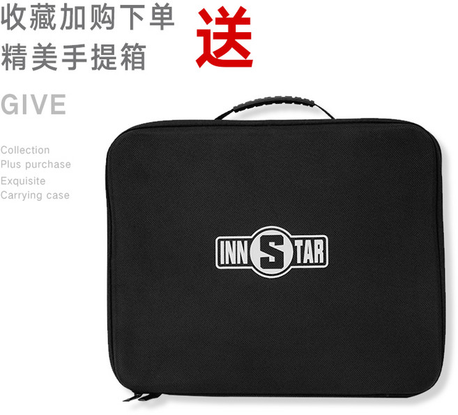 렛풀다운 로잉 치닝디핑 풀업 라텍스 저항 머신 밴드INNSTAR 근막 총 전기 마사지 핸드 헬드 다기능 진동 근육 이완 인공물 피트니스 장비, 색상 분류: 보관 가방을 보내기위한 수집 및 구매 주문, 1개