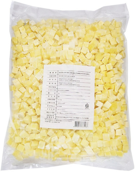 아토 냉동 증숙 감자 다이스, 1kg, 1개