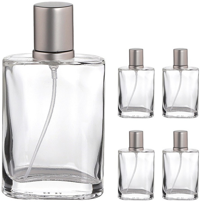 디지오 투명 50ml 향수 공병 용기 퍼퓸 스프레이 DIY, 5개