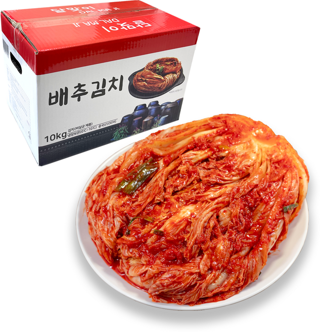 달맞이 배추 김치 HACCP인증, 1박스, 10kg