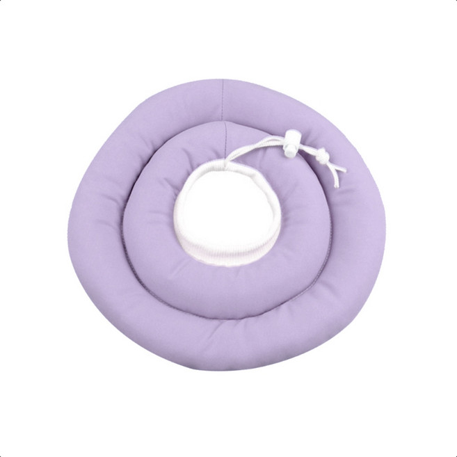 SUPER CREW 초경량 소프트 튜브 편안한 넥카라, 퍼플, 1개