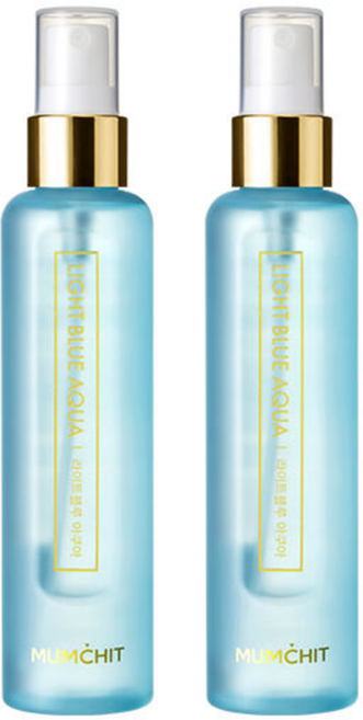 멈칫 헤어 앤 바디미스트 라이트블루 아쿠아, 105ml, 2개