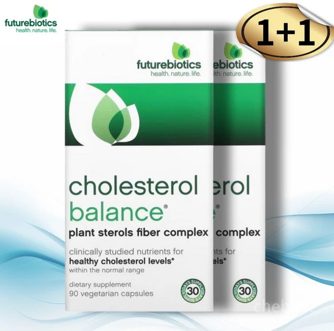 퓨쳐바이오틱스 콜레스테롤 발란스 90캡슐 2병 폴리코사놀 베타시토스테롤, 90정 - 쿠팡