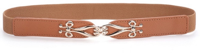 典雅柔美線條腰封 細腰封 皮帶 時尚腰封 寬腰帶