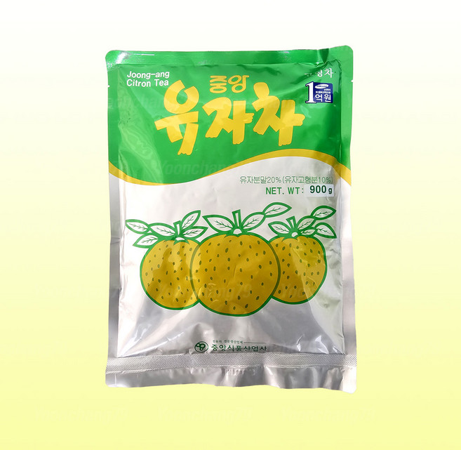 중앙 유자차 900g 유자가루 자판기용 홍차