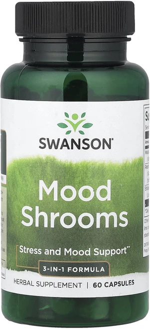 건강챙기세요 Swanson Mood Shrooms 캡슐 60정 백살까지오래오래, 1개 - 쿠팡