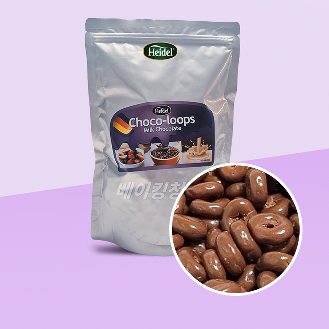 하이델 초코룹스 초코링 밀크초코, 550g, 1개