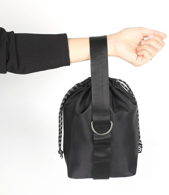 프랑스 디자이너 보냉백 쿨러백 섹션싸인 SectionSign 도시락 가방 핸디 파우치 손가방 보온 미니백, 블랙보냉핸디백, 1개