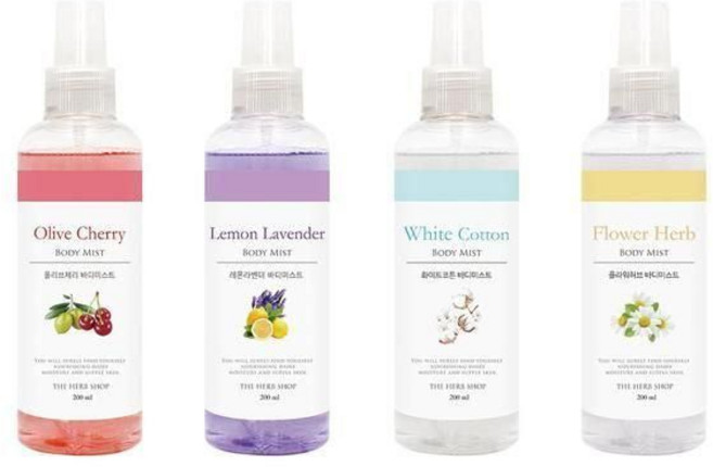 [클리어런스] 더허브샵 퍼퓸 바디미스트 200ml, 올리브체리, 1개