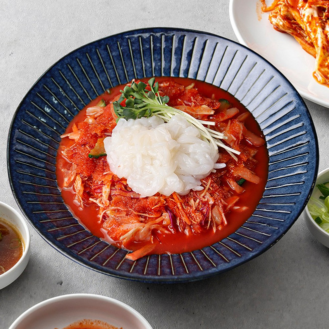 통영 한치물회 2인세트 밀키트 몸통 다리 물회육수2개 손질야채포함 풀세트, 1개, 400g(육수2개 손질야채포함)