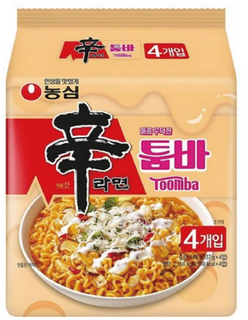 신라면 툼바 멀티팩 137g X 16봉, 16개