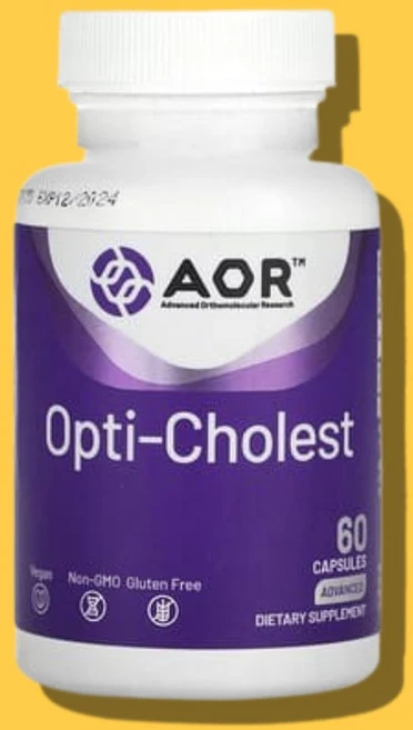 어드밴스드 올쏘몰레큘러 리서치 AOR Opti-Cholest 캡슐 60정 1개 - 쿠팡