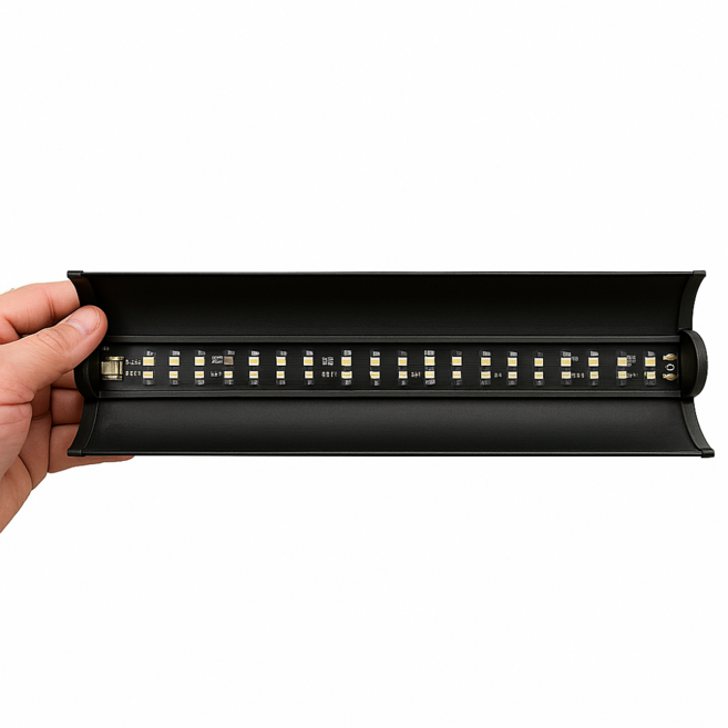 NRC 파충류UVB램프 LED바 20.0 고출력혁신, 40cm(12w), 1개, 블랙