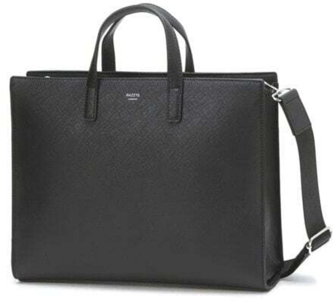 [국내백화점] 헤지스 [백화점BEST][14인치 노트북 수납가능]블랙 단색 가죽 서류가방 H 크로스백 숄더백