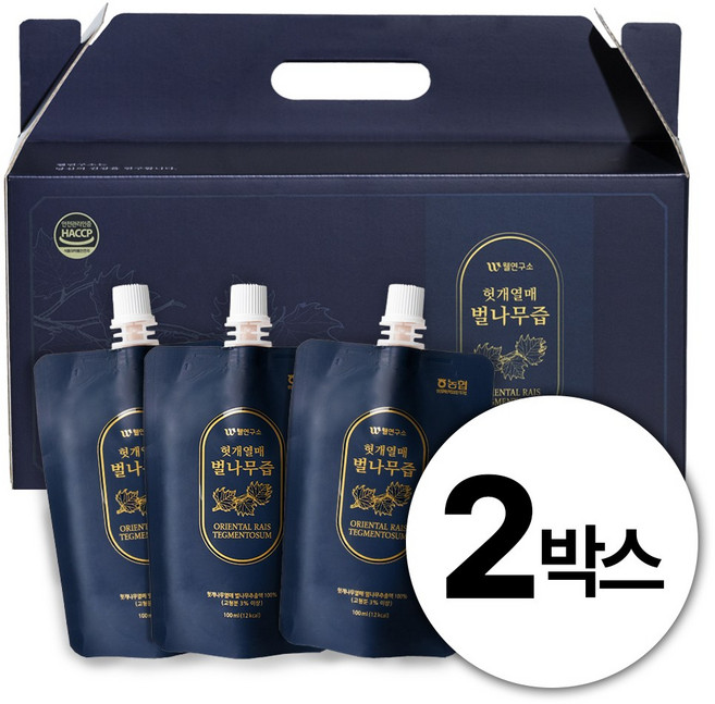 웰연구소 헛개열매 벌나무즙, 60개, 100ml