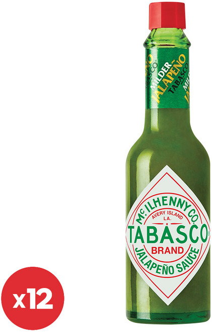 타바스코 할라피뇨 핫소스, 12개, 60ml