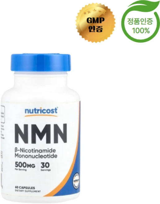 뉴트리코스트 NMN 500mg 캡슐 60정, 1개 - 쿠팡