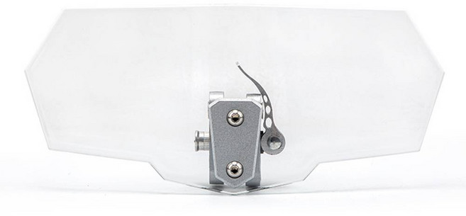 오토바이 보조스크린 평면 굴곡없는 윈드실드 전차종범용 바이크, 투명, 1개