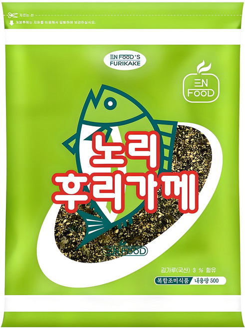 이엔푸드 노리풍 후리가께, 500g, 1개
