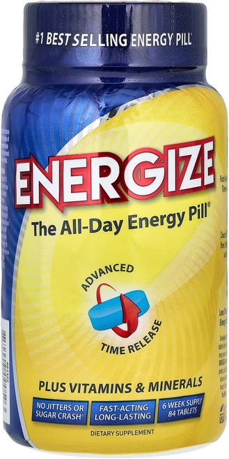 Isatori 에너자이즈 올데이 에너지 알약 84정 - 쿠팡