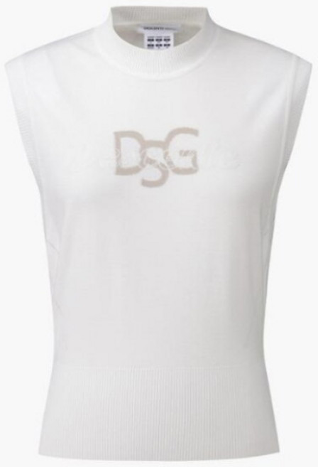 데상트골프 베스트 JQS DQ12WFKV24BWTG 여성 니트 Bright White 2981719